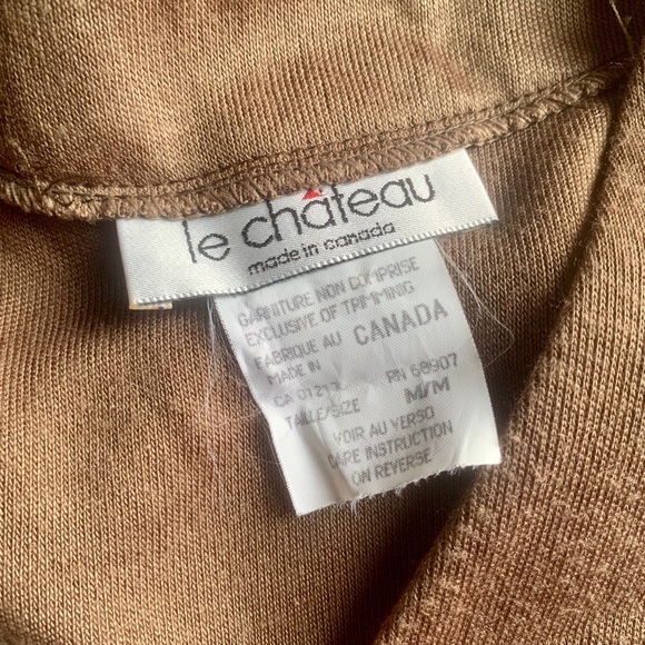 Maxi camel Vintage dress from Le château - Picture 4 of 4